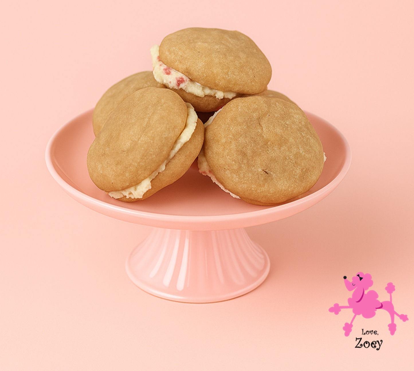 Zoey Signature Strawberry Vanilla Macarons