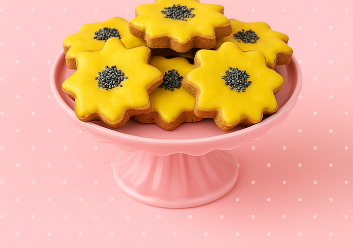 Individual Decorated Peanut Butter Cookies