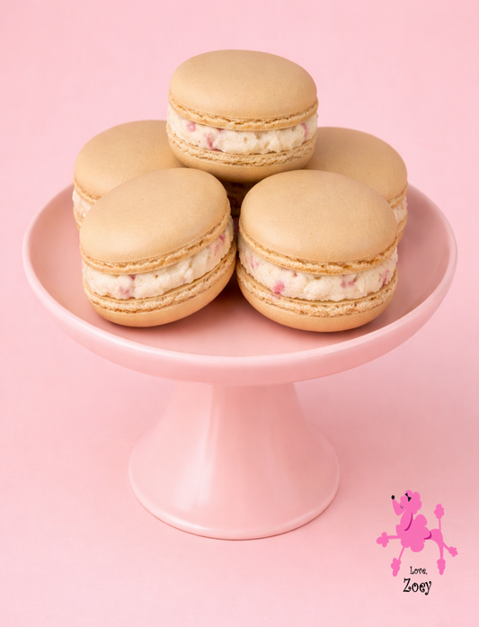 Zoey Signature Strawberry Vanilla Macarons